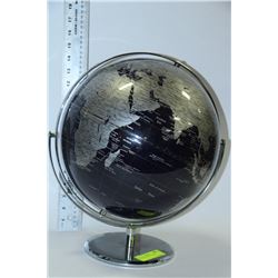 BLUE & CHROME 22" GLOBE
