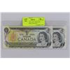 Image 1 : TWO GEM UNC 1973 1 DOLLAR NOTES CONSECUTIVE S/N