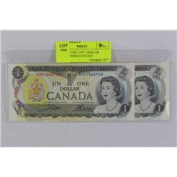 TWO GEM UNC 1973 1 DOLLAR NOTES CONSECUTIVE S/N