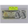 Image 1 : TWO GEM UNC 1973 1 DOLLAR NOTES CONSECUTIVE S/N