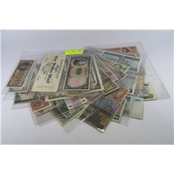 10 SHEETS OF ESTATE COLLECTIBLE BANKNOTES