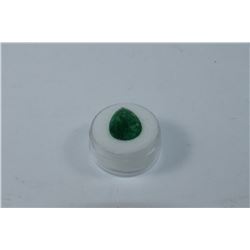 NATURAL PEARL CUT COLOMBIAN EMERALD (6.40CT)