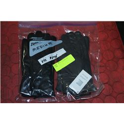 2 PAIRS OF LADIES LEATHER GLOVES