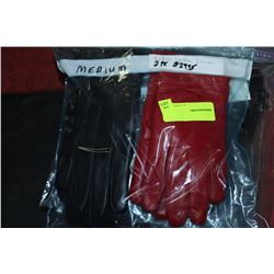 2 PAIRS OF LADIES LEATHER GLOVES
