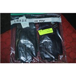 2 PAIRS OF LADIES LEATHER GLOVES