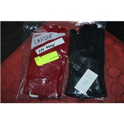 2 PAIRS OF LADIES LEATHER GLOVES