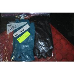 2 PAIRS OF LADIES LEATHER GLOVES