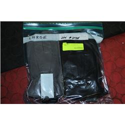 2 PAIRS OF LADIES LEATHER GLOVES