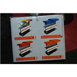 NEW 10 PIECE T HANDLE HEX SET