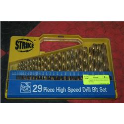 NEW "STRIKE" 29 PIECE HIGH SPEED DRILL BIT SET