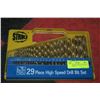 Image 1 : NEW "STRIKE" 29 PIECE HIGH SPEED DRILL BIT SET