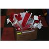 Image 1 : BOX OF TEAM CANADA CAR WINDOW FLAGS