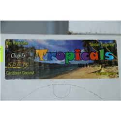 BOX OF 48 PACKS OF TROPICAL LIP MOISTURIZER