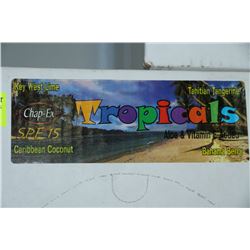 BOX OF 48 PACKS OF TROPICAL LIP MOISTURIZER