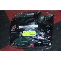 BAG OF SASKATCHEWAN ROUGHRIDER CFL GOLT TEES