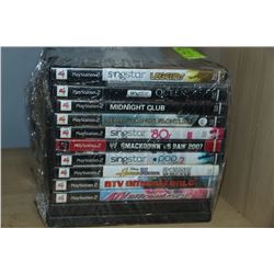 BUNDLE OF 12 PS2 GAMES
