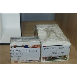 SCORE 1990-1994 UPPER DECK 350 CARDS & 119