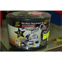 3/4" 75FT. POCKET HOSE