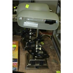 EVOLUTION LIGHTING DUAL OUTLET BANKERS LAMP