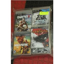 POLICE SEIZURE BAG OF 23 PS3 GAMES