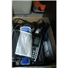 Image 1 : BOX OF PANASONIC PHONES, WEBCAM, ETC.