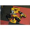 Image 1 : 2 18V DEWALT POWER DRILLS AND JIG SAW W/ BATTERY