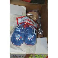 BOX OF CHILDREN BLUE JAYS SLIPPERS