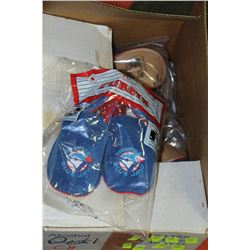 BOX OF CHILDREN BLUE JAYS SLIPPERS