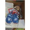 Image 1 : BOX OF CHILDREN BLUE JAYS SLIPPERS