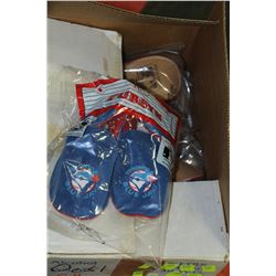 BOX OF CHILDREN BLUE JAYS SLIPPERS