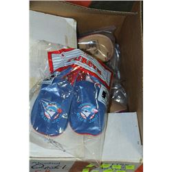 BOX OF CHILDREN BLUE JAYS SLIPPERS