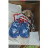 Image 1 : BOX OF CHILDREN BLUE JAYS SLIPPERS