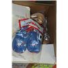 Image 1 : BOX OF CHILDREN BLUE JAYS SLIPPERS