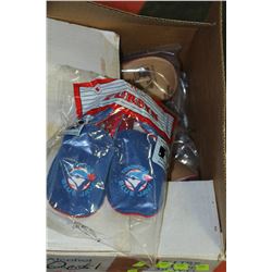 BOX OF CHILDREN BLUE JAYS SLIPPERS