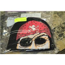 2PK GLOW IN THE DARK HALLOWEEN TOQUES