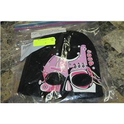 2PK GLOW IN THE DARK HALLOWEEN TOQUES