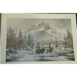 G. JARVIS PRINT SUNDAY MORNING COMING DOWN