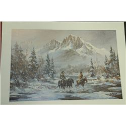 G. JARVIS PRINT SUNDAY MORNING COMING DOWN