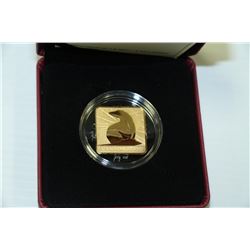 $3 CANADIAN SQUARE COIN - POLAR BEAR