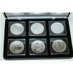SET OF CANADIAN 1 OZ. COINS