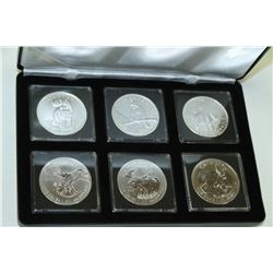 SET OF CANADIAN 1oz. SILVER COINS