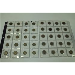 2 SHEETS OF USA NICKELS
