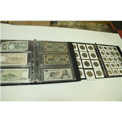 BINDER OF 30 FOREIGN BANK NOTES