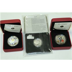 LOT OF 3 ROYAL CANADIAN MINT COINS