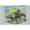 Image 1 : BAG OF 135 UNCIRCULATED CANADIAN 50 CENT PIECES