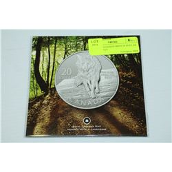 ROYAL CANADIAN MINT 20 DOLLAR COIN (WOLF)