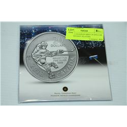 ROYAL CANADIAN MINT 20 DOLLAR COIN (HOCKEY PLAYER)