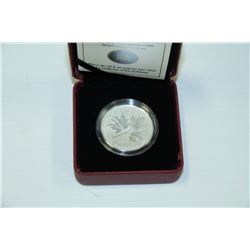 CANADIAN 2011 $10 SILVER COIN - MAPLE LEAF