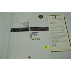 ROYAL CANADIAN MINT GOLD PLATED 50 CENT COIN