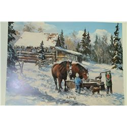 G. JARVIS PRINT "WATER PUMP KIDS"